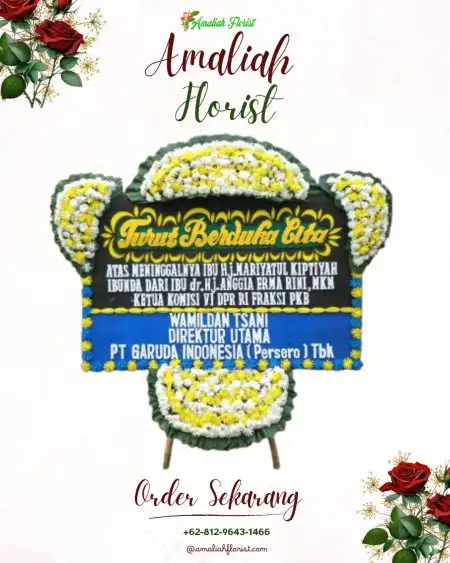 Papan Bunga Duka Buwek